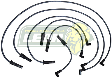 JUEGO CABLE BUJIA G.M. CAVALIER, CELEBRITY, CENTURY, CUTLASS 2a. GEN. F.I. V6 2.8, 3.1L E. ELEC. 8mm