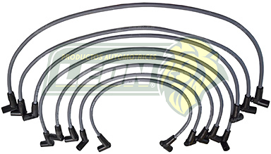 JUEGO CABLE BUJIA G.M. CAPRICE, CHEVY NOVA, IMPALA, MALIBU, MONTECARLO 75-84, SUBURBAN CARB. 87-91, CAMION Y PK-UP 76-91 V8 M.350 ENC. ELEC. 8mm
