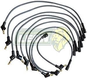JUEGO CABLE BUJIA FORD F-100, 350, 250, 350 Å1991, FALCON, FAIRMONT, GALAXIE, GRAND MARQUIS, MAVERICK, MUSTANG Å1984 V8 M.289, 302, 351, F-600 Å1991 M.351, 355 ENC. CONV. 8mm