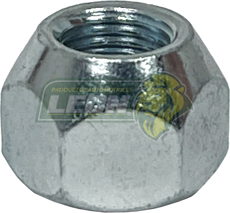 TUERCA CONICA NISSAN 12x1.25 mm LL. 21 mm (13/16) (04-030)  “GALVANIZADA”