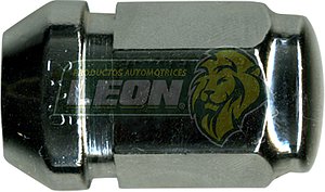 TUERCA CROMADA PLACACERO CHRYSLER, FORD, GM 12x1.50x35 mm LL. 19 mm (01-280)