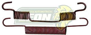 JUEGO RESORTE FRENO ESTACIONAMIENTO L, R NISSAN X-TERRA 05-10, FRONTIER 05-10, PATHFINDER 05-10, QUEST 04-09