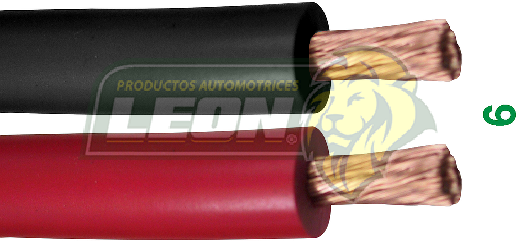 CABLE BATERIA CALIBRE 6 USO AUTOMOTRIZ (ROLLO c/10 mt.)