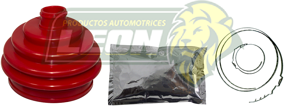 MACHETA UNIVERSAL CHICA ELASTOMERO ROJA (CON GRASA Y ABRAZADERA)