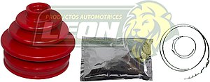 MACHETA UNIVERSAL GRANDE ELASTOMERO ROJA (CON GRASA Y ABRAZADERA)