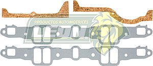 JUNTA MULTIPLE CHRYSLER/DODGE/PLYMOUTH V8 4.5L(4473CC), 5.2L(5211CC) OHV 16V; VOLARE, DART, FURY, SATELLITE, POLARA: 1964/1989.