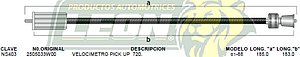 CHICOTE VELOC. PK-UP 720 81-88