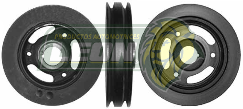 POLEA CIGUEÑAL (DAMPER) G.M. TODOS M.250 (4.1L) 6Cil. 77-91 =PC-1014