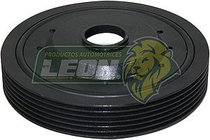 POLEA CIGUEÑAL PLATINA, CLIO 1.6L VULCANIZADA