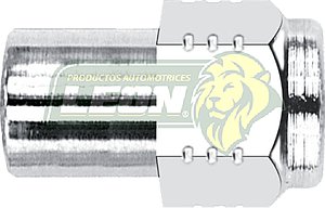 TUERCA CROMADA MAGNESIO COMBI, CHEVROLET CHEYENNE 14x1.50 mm LL. 21 mm (01-050) HEX. 13/16 X 36.5 MM LARGO