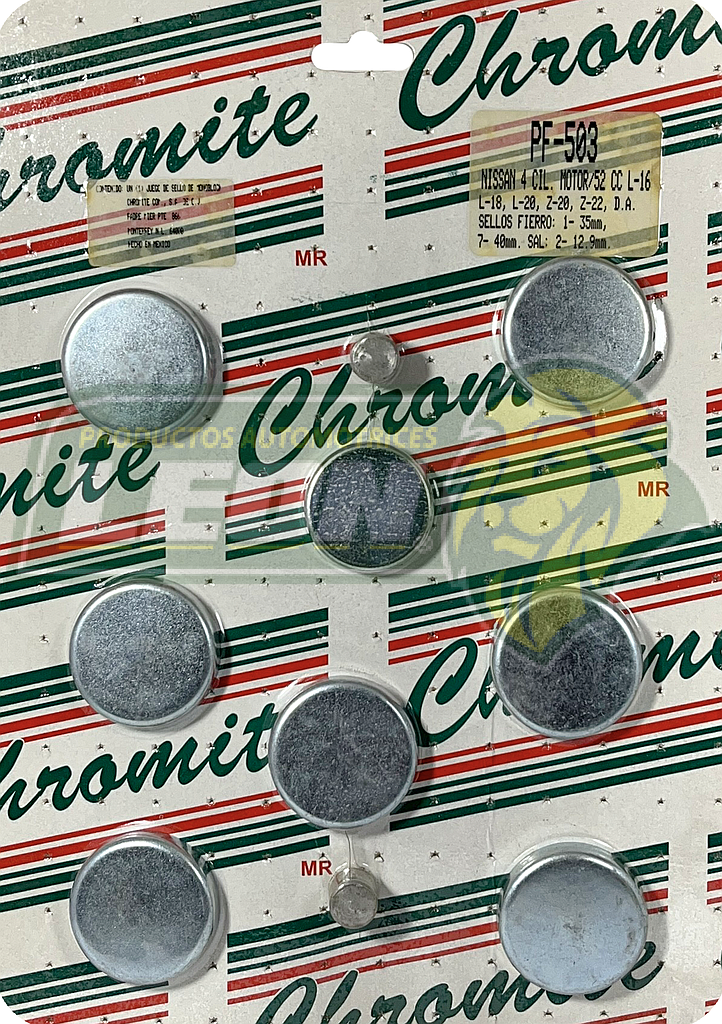 JUEGO SELLO MONOBLOCK NISSAN L16, L18, L20, Z20, Z22 4 Cil.