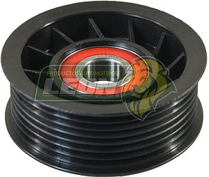 POLEA LOCA-TENSORA NAILON DOBLE CEJA 7 RANURAS DODGE D-150, D-250 Y D-350 1993, DAKOTA 95-03, DURANGO 98-03, RAM 1500 94-01, RAM 2500 94-02, RAM 2500 4X4 2002, VAN SERIES B 95-03 (KR-131108)