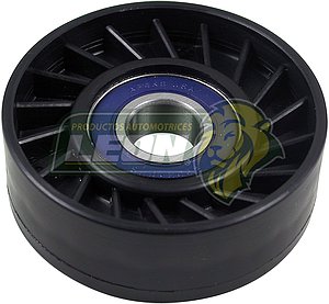 POLEA LOCA-TENSORA G.M. CAVALIER, C-15, 25, 30, MICROBUS, FORD F-150, 250, 350 MICROBUS, MARQUIS, RANGER, ETC. VENTILACION HUNDIDA ØE: 76 mm TP (KR-131088, KR-131104)