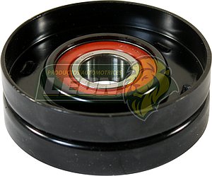 POLEA LOCA-TENSORA METALICA LISA 1 RANURA EN MEDIO G.M. ASTRA 1.8, 2.0L 00-06, CHEVY 1.6L 96-03, ZAFIRA 1.8L 02-05 DIAM 70 MM, ANCHO 24 MM (KR-137027)