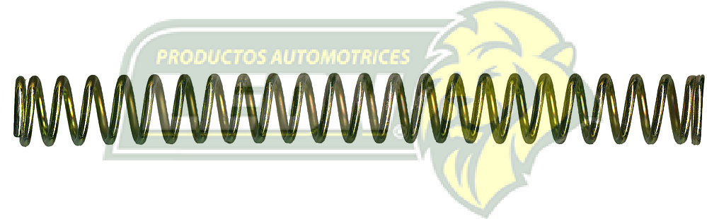 RESORTE RETORNO ACELERADOR VW SEDAN, COMBI COMPRESION 10.4 cm (R-232)