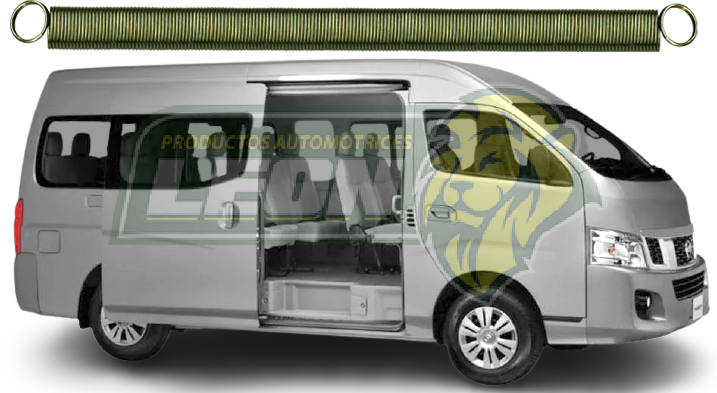 RESORTE PUERTA CORREDIZA NISSAN URVAN SUAVE (LARDO DE ESPIRAL: 28 cm, ØE: 20 mm)