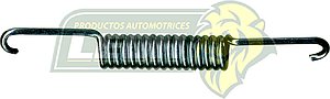 RESORTE RETORNO ZAPATA FRENO TRASERO CARIBE, ATLANTIC, JETTA, GOLF, POINTER 79-01 L, R