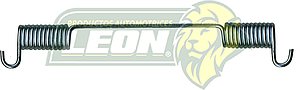 RESORTE RETORNO ZAPATA FRENO TRASERO VW COMBI 65-91 L, R (306)