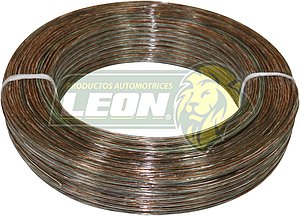 CABLE BOCINA CALIBRE 22 TRANSP. (ROLLO c/100 mt.)