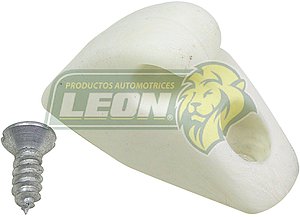 SOPORTE VISERA VW CARIBE 77-89 L, R “BASE” (BLANCO)