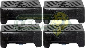 TOPE DEFENSA ANCHA VW SEDAN, COMBI, CARIBE, BRASILIA (JGO. CON 4 PZAS.)