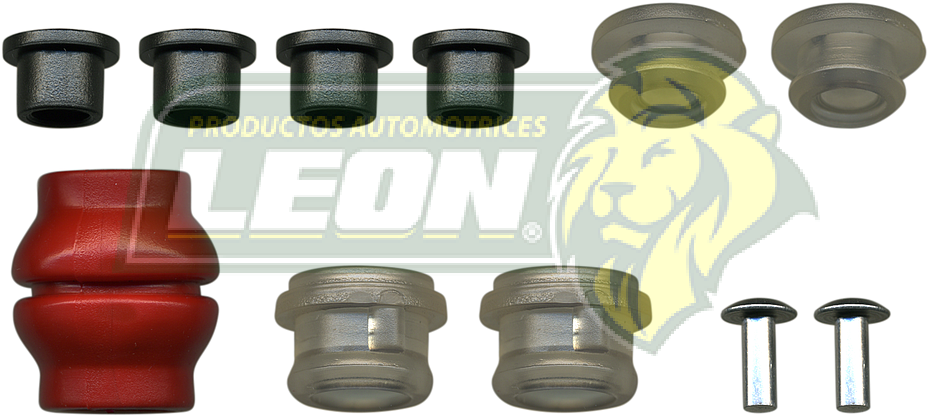 JUEGO DE BUJES PALANCA VELOCIDADES CARIBE C/CACAHUATE ROJO HO949