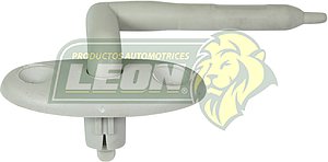SOPORTE VISERA NISSAN TSURU II GRIS c/CODO