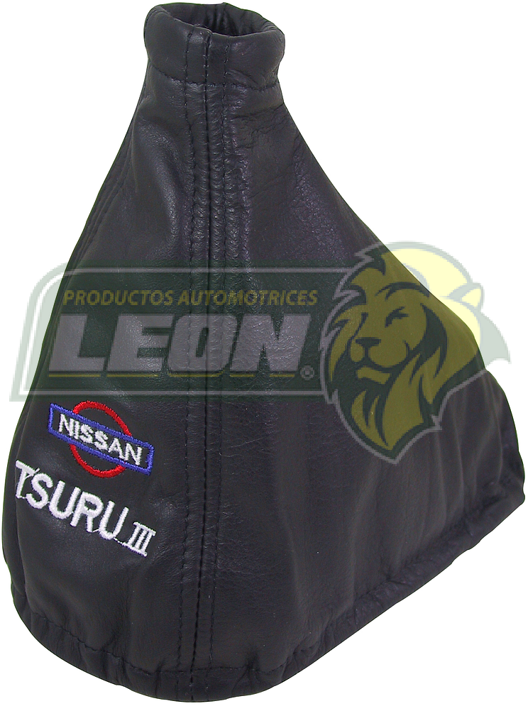 FUNDA PALANCA VELOCIDADES NISSAN TSURU III (PIEL C/BORDADO)