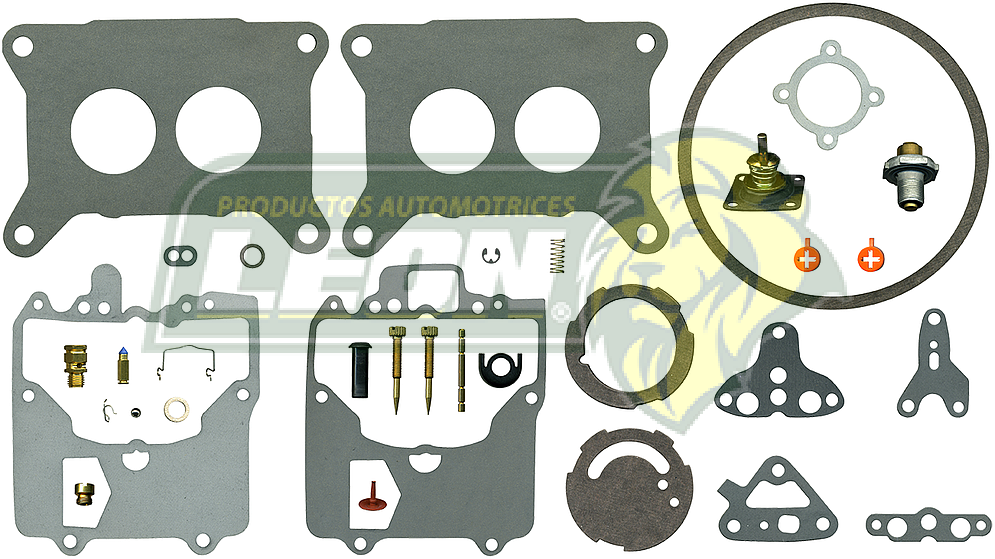 REPUESTO CARBURADOR FORD FAIRMONT 1983, V6 M.232, T. BIRD, COUGAR, PK-UP 84-90 (INCLUYE VALVULA DUAL)
