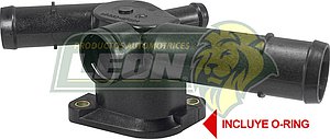 TOMA AGUA VW A4, POLO, SEAT CORDOBA, LEON, TOLEDO 2.0L 99-04 1 BULBO 3 SALIDAS (06A121132)
