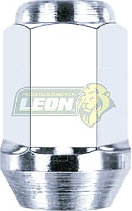 TUERCA CROMADA PLACACERO NISSAN Y K LARGA 12x1.25x35.5 mm LL.19 mm (01-277)