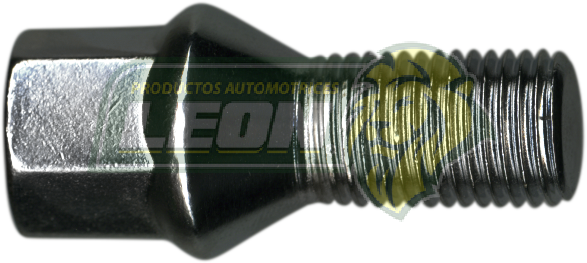 BIRLO RUEDA CROMADO PLACACERO VW JETTA A4, NEW BEETLE, AUDI 14x1.50mm CORTO