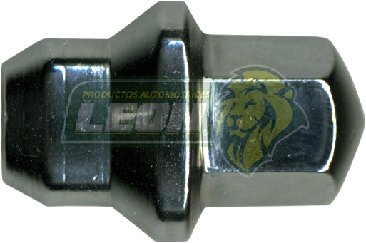 TUERCA CROMADA PLACACERO VOYAGER VOYAGER 00-05, TOWN & COUNTRY, 200, CONCORDE, PACIFICA, PT CRUISER, SEBRING 96-14, AVENGER, GRAND CARAVAN, JOURNEY, CALIBER, NEON, INTREPID 96-14 12x1.50 mm CAÑON Ø 20 mm LL.19 mm (01-297-1)