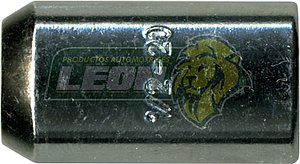 TUERCA CROMADA CILINDRICA PLACACERO T/SEGURIDAD 1/2-20H. LL.1/2 ØE:20 mm ALT:32 mm GM, FORD, CHRYSLER