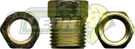 CONEXION DE ACERO TUBO 1/4 R.E. 7/16 (034)