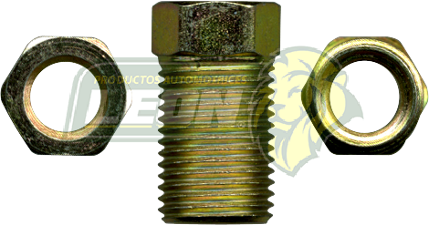 CONEXION DE ACERO TUBO 1/4 R.E. 7/16 LARGA (069)