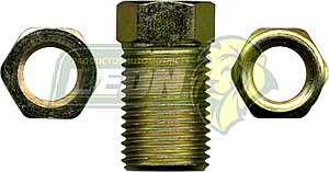 CONEXION DE ACERO TUBO 1/4 R.E. 7/16 LARGA (069)