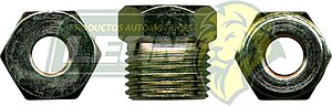 CONEXION DE ACERO TUBO 3/16 REDUCCION 3/8 a 3/16 R.E. 5/8 (108-3)