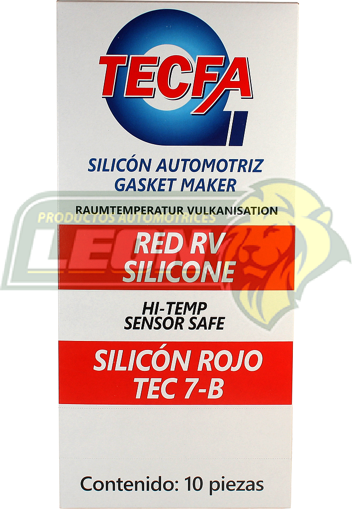 SILICON ROJO -73 A 320 TUBO 80 ML TECFA