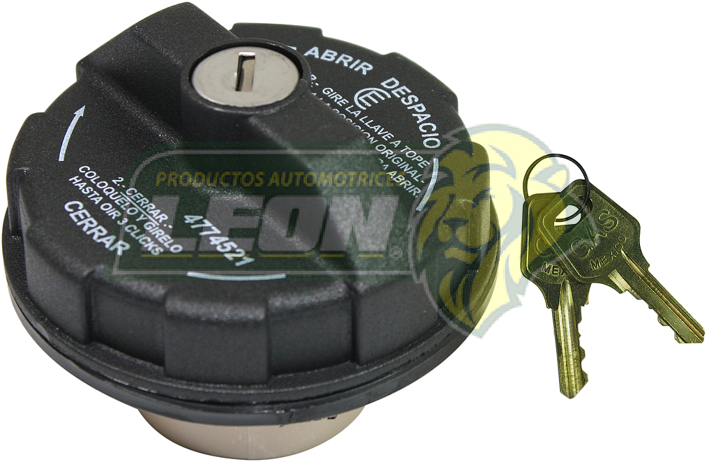 TAPON GASOLINA PLASTICO C/LL. PT CRUISER, NEON, STRATUS, GRAND VOYAGER 99-02 = TG-839