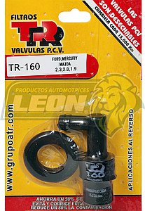 VALVULA PCV TR FORD CONTOUR 2.0L L4 96-00, ESCORT 1.9L L4 94-96, MERCURY TRACER 1.9L L4 92-96 (INC. EMPAQUE)