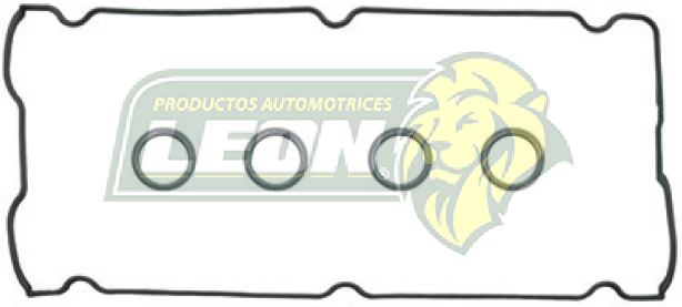 JUNTA TAPA PUNTERIAS CHRYSLER 4 Cil. M.2.0, 2.4L DOHC NEON 2.0L DOHC, CIRRUS, STRATUS 2.4L, (LIGA) 94-04 CONTENIDO 5 PIEZAS, 1 JUNTA TAPA, 4 SELLOS TUBO BUJIAS