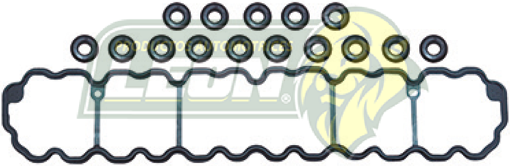 JUNTA TAPA PUNTERIAS JEEP EAGLE, CHEROKEE L6 MOTOR AMC 242” (4.0L) (PUERTOS GRANDES, GRAFITO) 91-98 CONTENIDO: 1 PIEZA