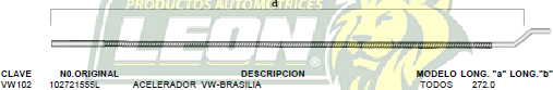 CHICOTE ACEL. BRASILIA TODOS