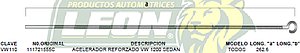 CHICOTE ACEL. SEDAN M.1200 REFORZADO TODOS