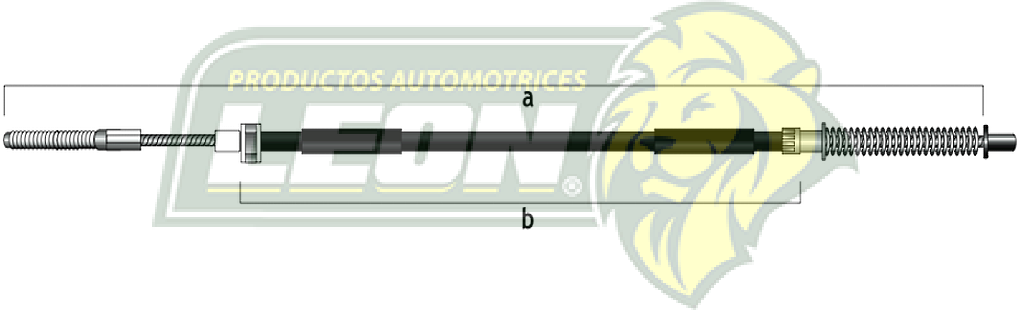 CHICOTE FRENO MANO CARIBE, ATLANTIC TODOS