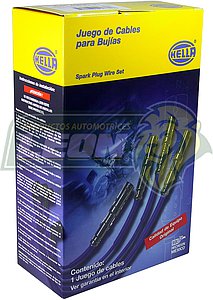 JUEGO DE CABLE BUJIA ELECT. VW DERBY 4C 1.8L 94 HELLA (CB-161, L-1161, 040-103)