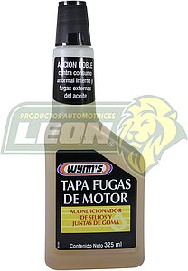 TAPA FUGAS DE MOTOR (ACONDICIONADOR DE SELLOS Y JUNTAS DE GOMA) 325ml. WYNN'S
