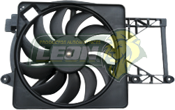 MOTOVENTILADOR FORD FIESTA 99-01 C-A/A 1.6L ZETEC TRANSM. MANUAL # ALTERNO: 4DA021B (INCLUYE MARCO)