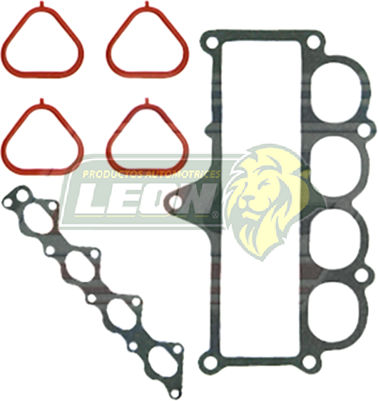 JUNTA MULTIPLE ADMISION PONTIAC/CHEVROLET L4 1.6L DOHC 16V AVEO, G3, WAVE, 2004/2018. (JUEGO)